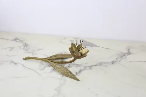 Vintage Brass Flower