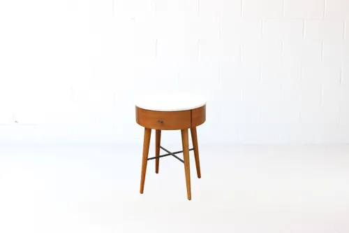 Marble On Top Nightstand