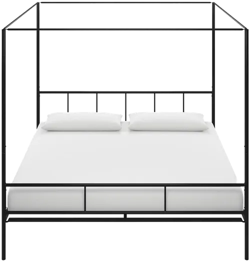 KATRIN Black Canopy King Bed