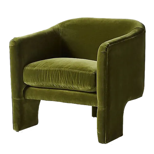 KATRIN Green Effie Accent Chair