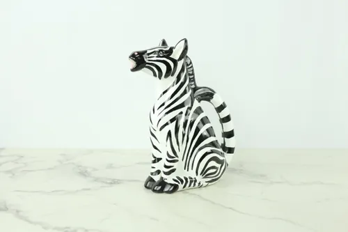 Vintage Zebra Pitcher