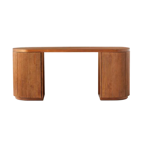 KATRIN CB2 Reid Oval Desk