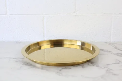 Round Brass Tray