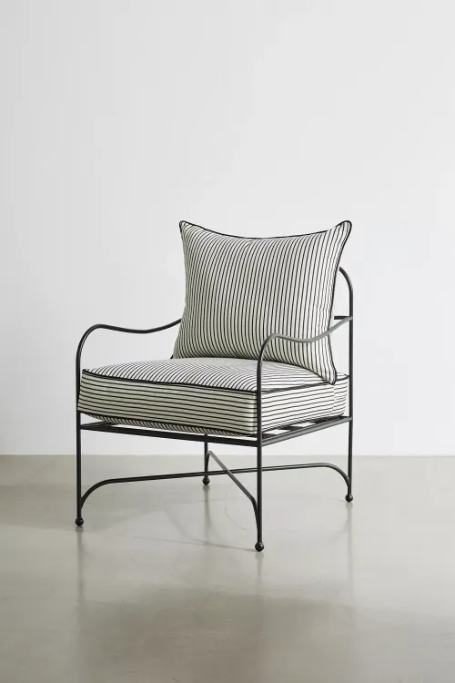 AMANDA French Cafe Outdoor Accent Chair