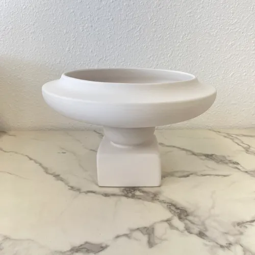 White Ceramic Fruit Bowl