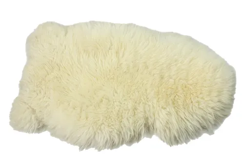 Cream Sheepskin Throw
