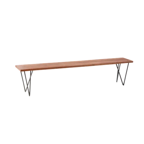KATRIN Long Walnut Dining Bench