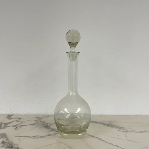 Tall Glass Decanter