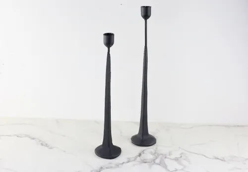 Iron Candlestick Holders