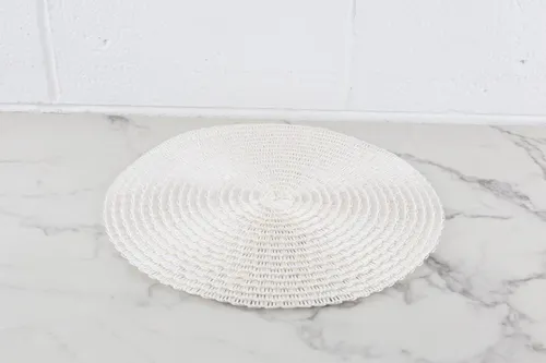 White Placemat