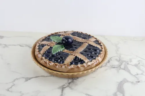 Ceramic Blueberry Pie