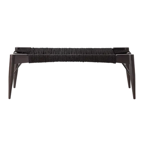 KATRIN Black Rope Bench