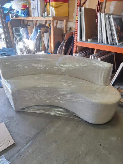 AMANDA Half Couch (White)