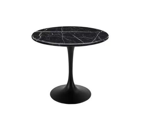 Black Marble Tulip Table