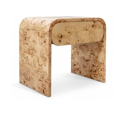 AMANDA Burl Nightstand