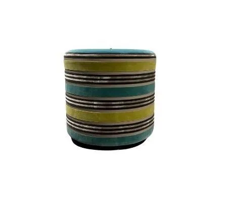 Candy Stripe Ottoman