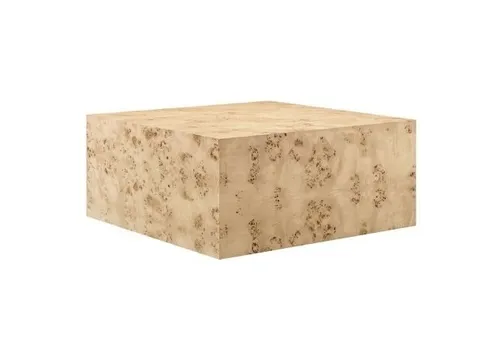 AMANDA Burl Square Coffee Table