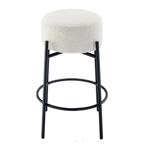 KATRIN Boucle Swivel Counter Stool