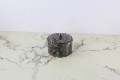 Antique Silver Canister