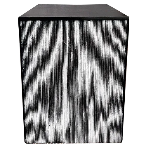 KATRIN White Lines Side Table