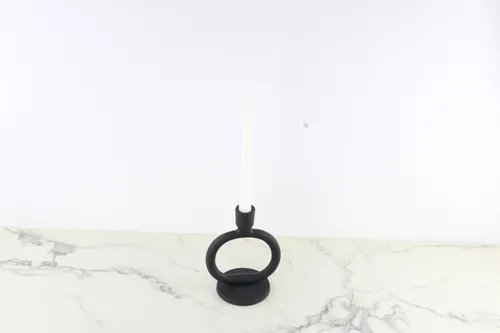 Circle Iron Candlestick Holder