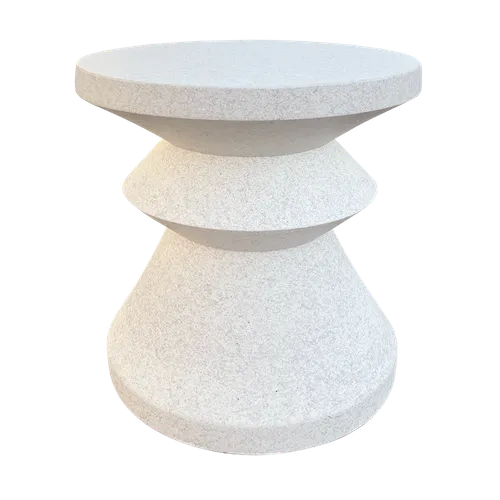 KATRIN Faux Terrazzo Outdoor Side Table