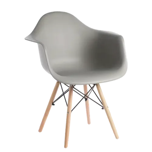 KATRIN Eames Grey PVC Dining Chair 