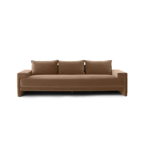 AMANDA Chocolate Mousse Sofa