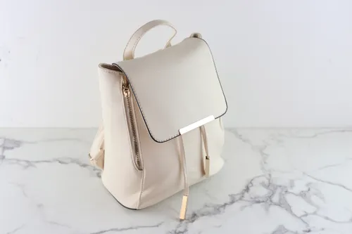 Faux Leather Backpack