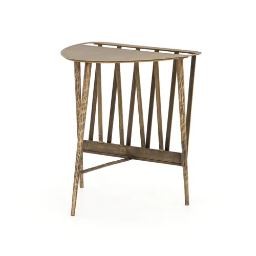 AMANDA Four Hands Metal End Table