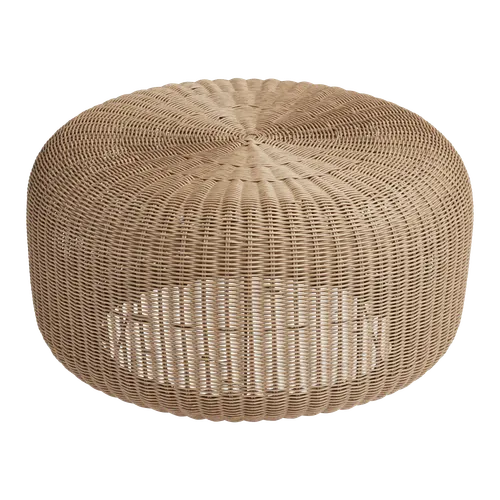 KATRIN Wicker Puck Outdoor Coffee Table