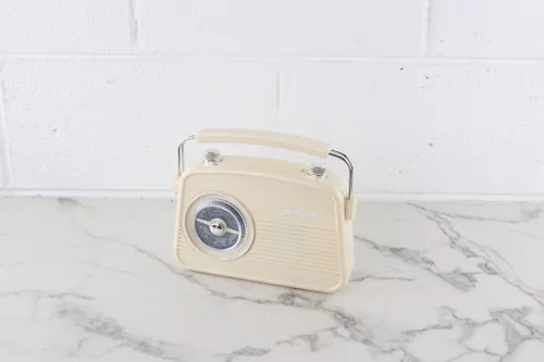Eggshell Retro Radio