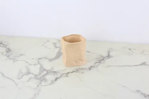 Vintage Mini Ceramic Paper Bag