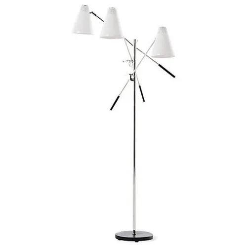 KATRIN DWR White Gloss Tri Arm Floor Lamp