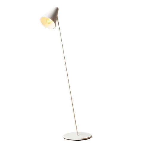 KATRIN Matte White Angle Floor Lamp