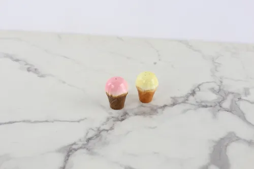 Vintage Ice Cream Salt and Pepper Shakers