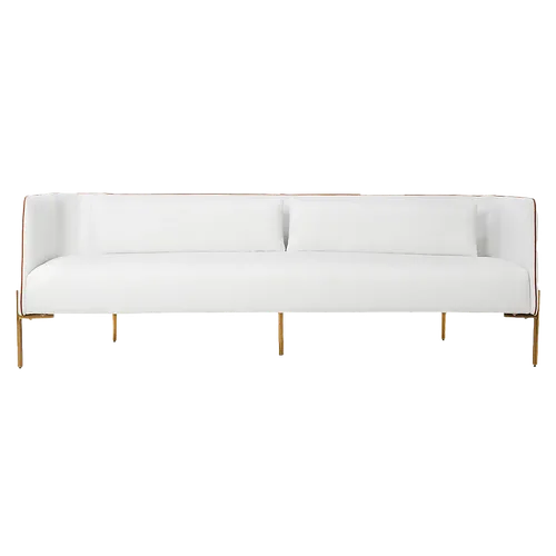 KATRIN Collette Sofa (Leather Piping)