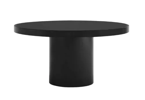 AMANDA High Gloss Black Dining Table 60