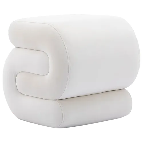 KATRIN Snail Ottoman White 
