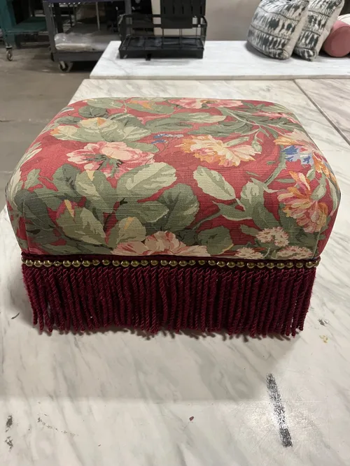 Not your grandma's foot stool / ottoman