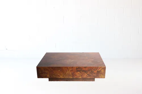 AMANDA Burl Power Coffee Table