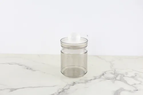 Retro Canister With White Lid