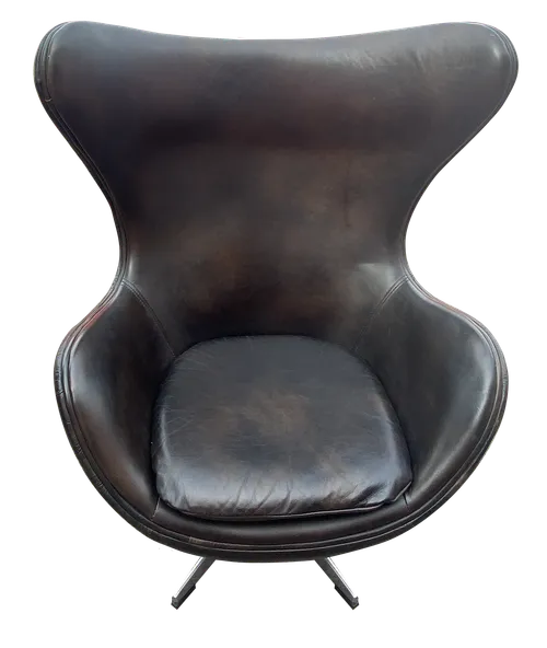 Katrin Leather Egg Chair