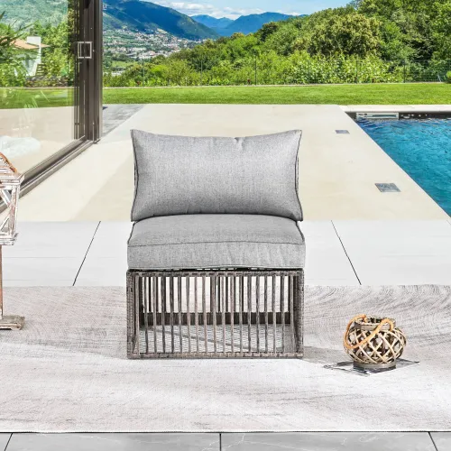 AMANDA RETIRED $80 Outdoor Modular Spring Armless Chair