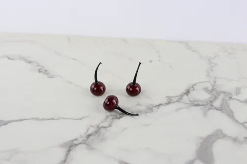 Vintage Glass Cherries Set