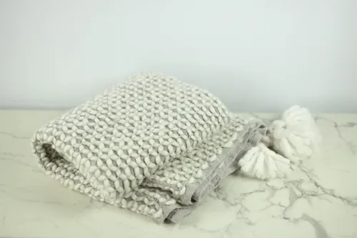 Grey & White Chunky Knit