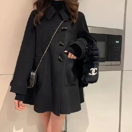 เช่าเสื้อโค้ท หญิง รุ่น TILLY สี ดำ