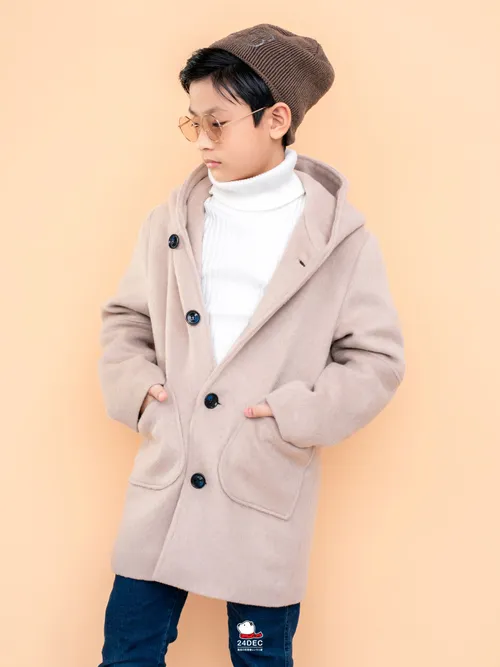 เช่าเสื้อโค้ท เด็ก รุ่น PHOTOPIA สี น้ำตาล