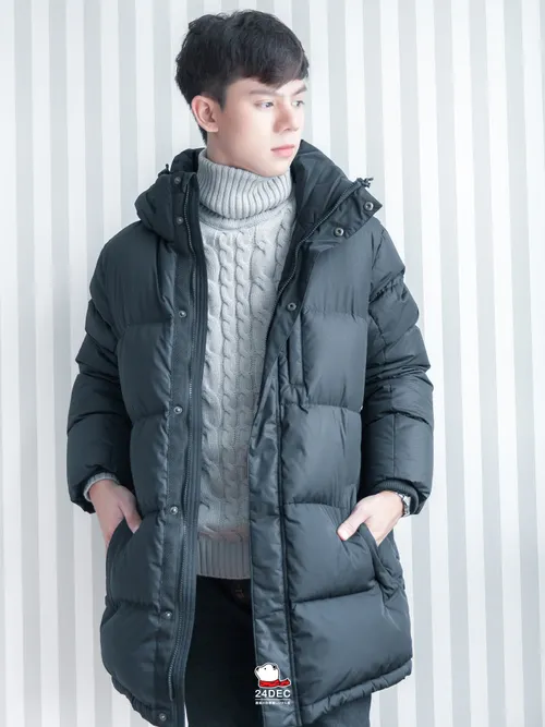 เช่าเสื้อกันหนาว ชาย รุ่น ALASKA สี ดำ