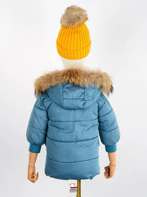 (*หยุดเช่า*) เช่าเสื้อกันหนาว เด็ก รุ่น AVA สี ฟ้า